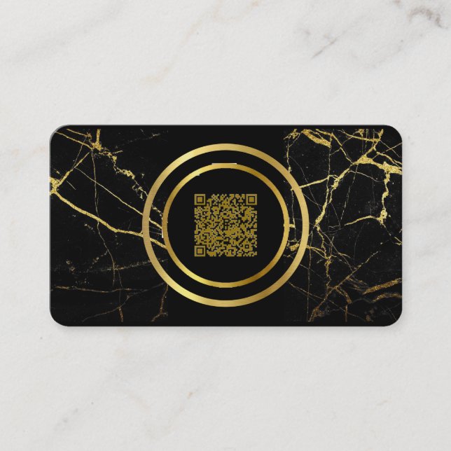 graphic designer qr code business card (Front)