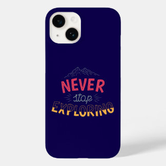 Graphic Designs for Explorers and Wanderers  Case-Mate iPhone 14 Case