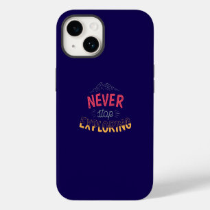 Graphic Designs for Explorers and Wanderers iPhone 14 Case