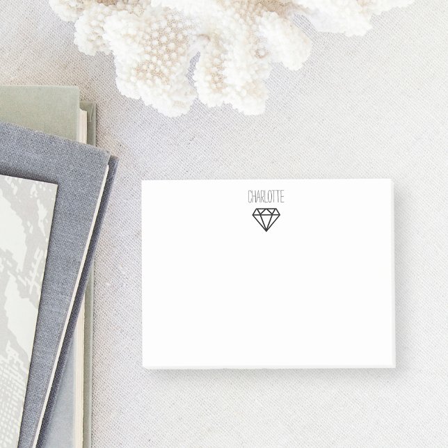 Graphic Diamond Personalized Post-It Notes (Creator Uploaded)