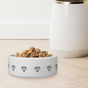 Graphic Diamond Pet Bowl