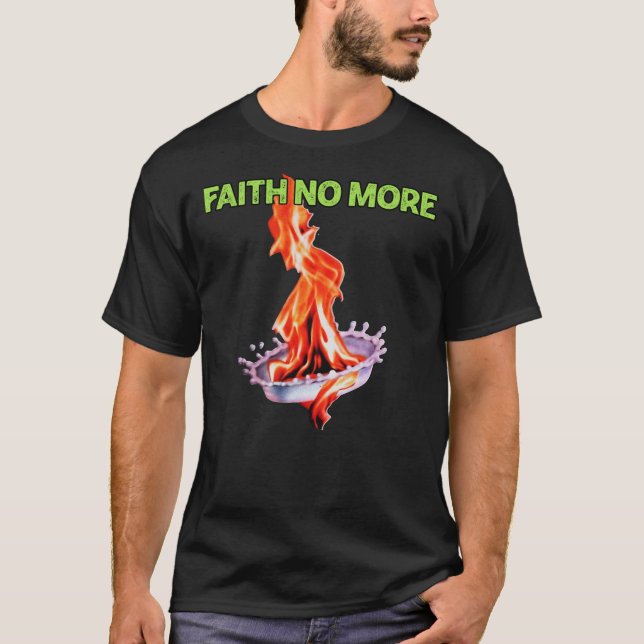 Graphic Faith Arts No More Love Rock Band Classic  T-Shirt (Front)