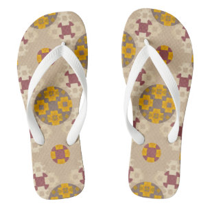 Graphic flip flops