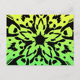 Graphic Flower Postcard