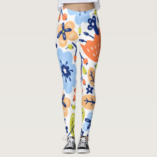 Graphic Flower Tight Leggings