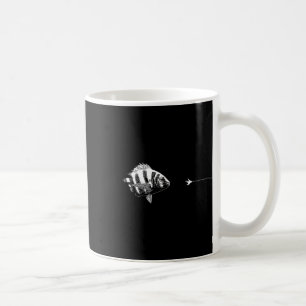 Graphic Fly Fishing Hook Line - Fish Sheepshead Coffee Mug