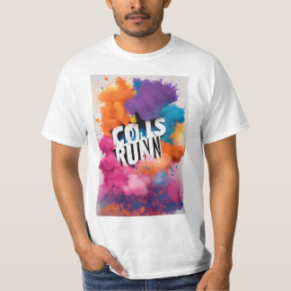  graphic for a colour run event. T-Shirt