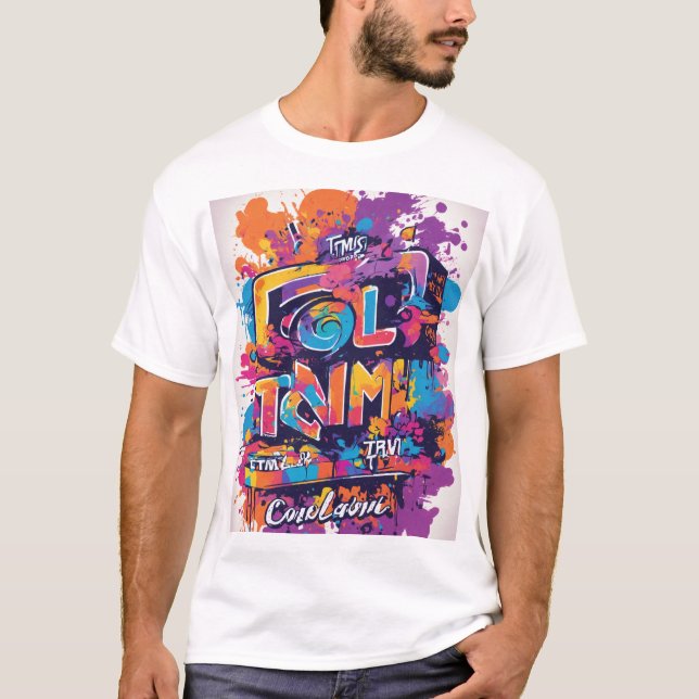 Graphic for a Colour Run Event T-Shirt (Front)