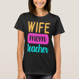 Graphic for Mama Homeschool Wife Mum Teacher T-Shirt