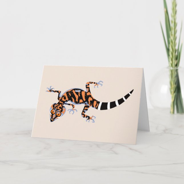 Graphic GECKO -Endangered species - Wildlife -  Card (Front)