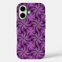 Graphic Geometric 3D Spiral Twist Pink