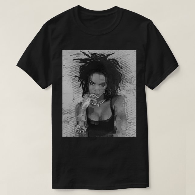 Graphic Girl Who Loves Songwriter Singer Style Of  T-Shirt (Design Front)