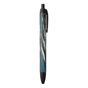 Graphic Grunge Wave Black Ink Pen