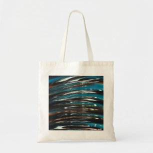Graphic Grunge Wave Tote Bag
