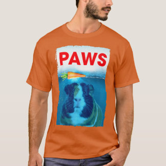 Graphic Guinea Pig Design PAWS Vintage Carrots Art T-Shirt