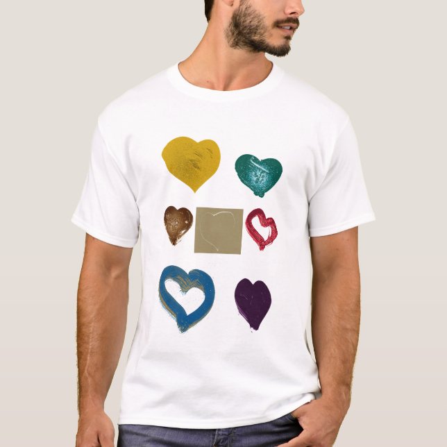 GRAPHIC HEART MEN'S T-SHIRT (Front)