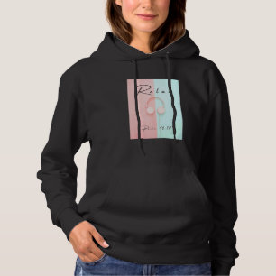 Graphic Inspirational Relax Short Sleeve Comfort Hoodie