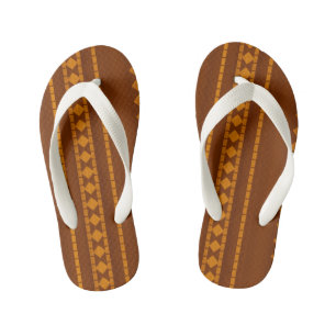 Graphic kid's flip flops