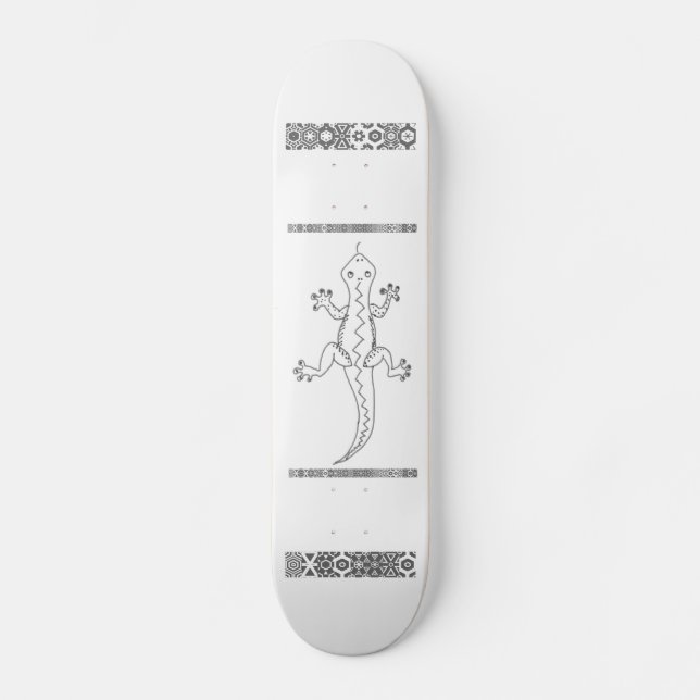 Graphic lizzard skateboard (Front)