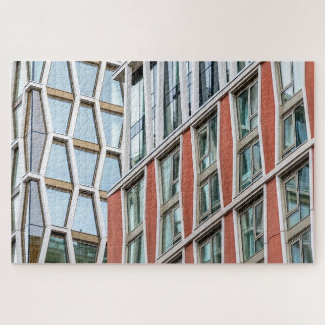 Graphic London Architecture Jigsaw Puzzle (Horizontal)