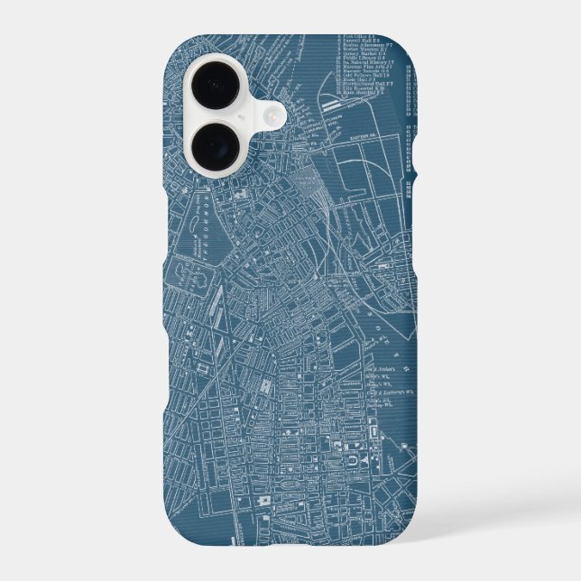 Graphic Map of Boston (Back)