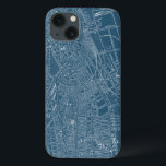 Graphic Map of Boston iPhone 13 Case<br><div class="desc">Maps & Blueprints</div>
