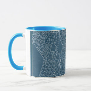 Graphic Map of Boston Mug