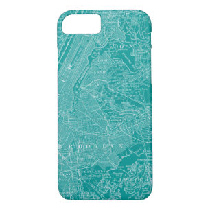 Graphic Map of New York iPhone 8/7 Case