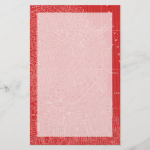 Graphic Map of San Francisco Stationery