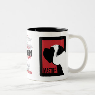 Graphic Mastiff Mug