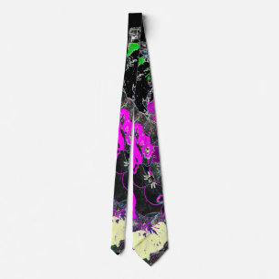 Graphic mens tie