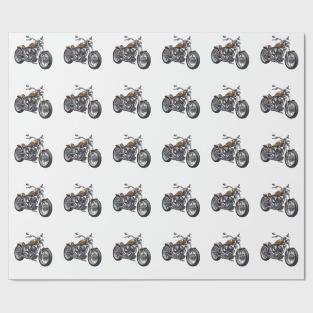 Graphic Motorcycle Wrapping Paper (Flat)
