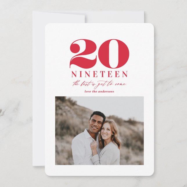 Graphic new year holiday card (Front)