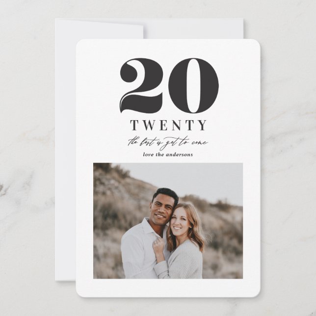 Graphic new year holiday card (Front)