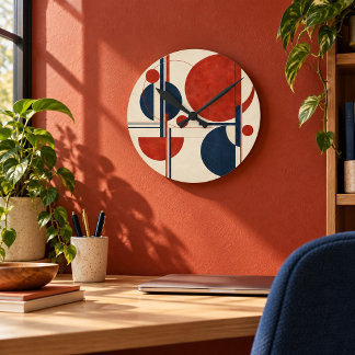 Graphic Noon Wall Clock
