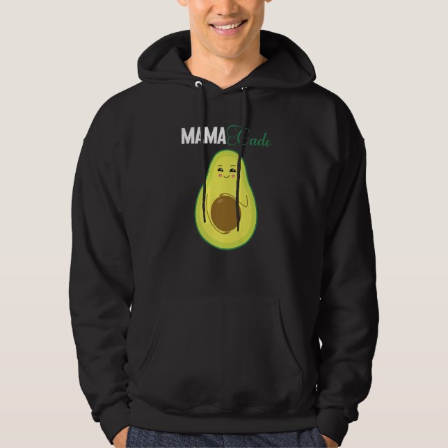 Graphic of Mamacado Papacado for Avocado   2 Hoodie (Front)