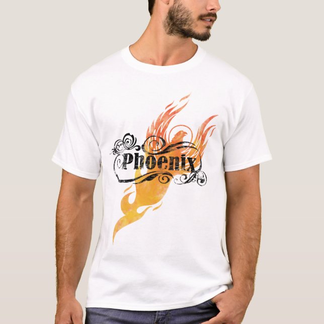 Graphic One Phoenix Design T-Shirt (Front)