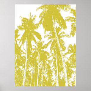 Graphic Palm Trees Design Poster