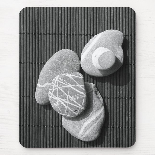 Graphic pebbles mouse mat (Front)