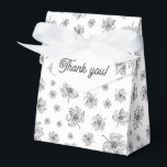 Graphic peonies. favour box<br><div class="desc">Minimalist romantic graphic floral pattern.</div>