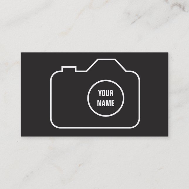 Graphic PHOTOGRAPHER | PHOTOGRAPHY BUSINESS CARD (Front)