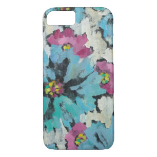 Graphic Pink and Blue Floral iPhone 8/7 Case