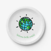 Graphic Planet Earth -  Baby shower- Party 