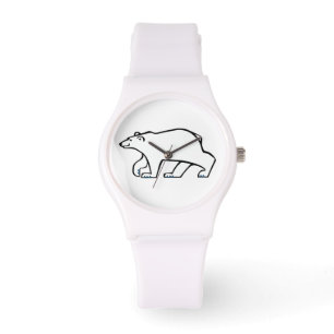 Graphic POLAR BEAR- Wildlife- Arctic white Watch