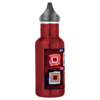 GRAPHIC RED QUILT BLOCKS 532 ML WATER BOTTLE