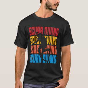 Graphic Retro Vintage Scuba Diving T-Shirt