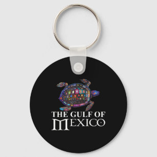 Graphic Sea Turtle Gulf Of Mexico Never Forget Tru Key Ring