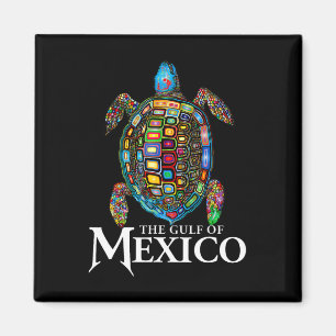 Graphic Sea Turtle Gulf Of Mexico Never Forget Tru Magnet