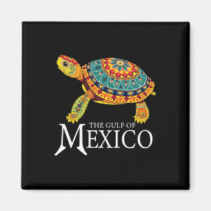 Graphic Sea Turtle Gulf Of Mexico Never Forget Tru Magnet