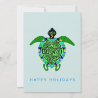 Graphic Sea TURTLE - Marine wildlife - Sea spray -